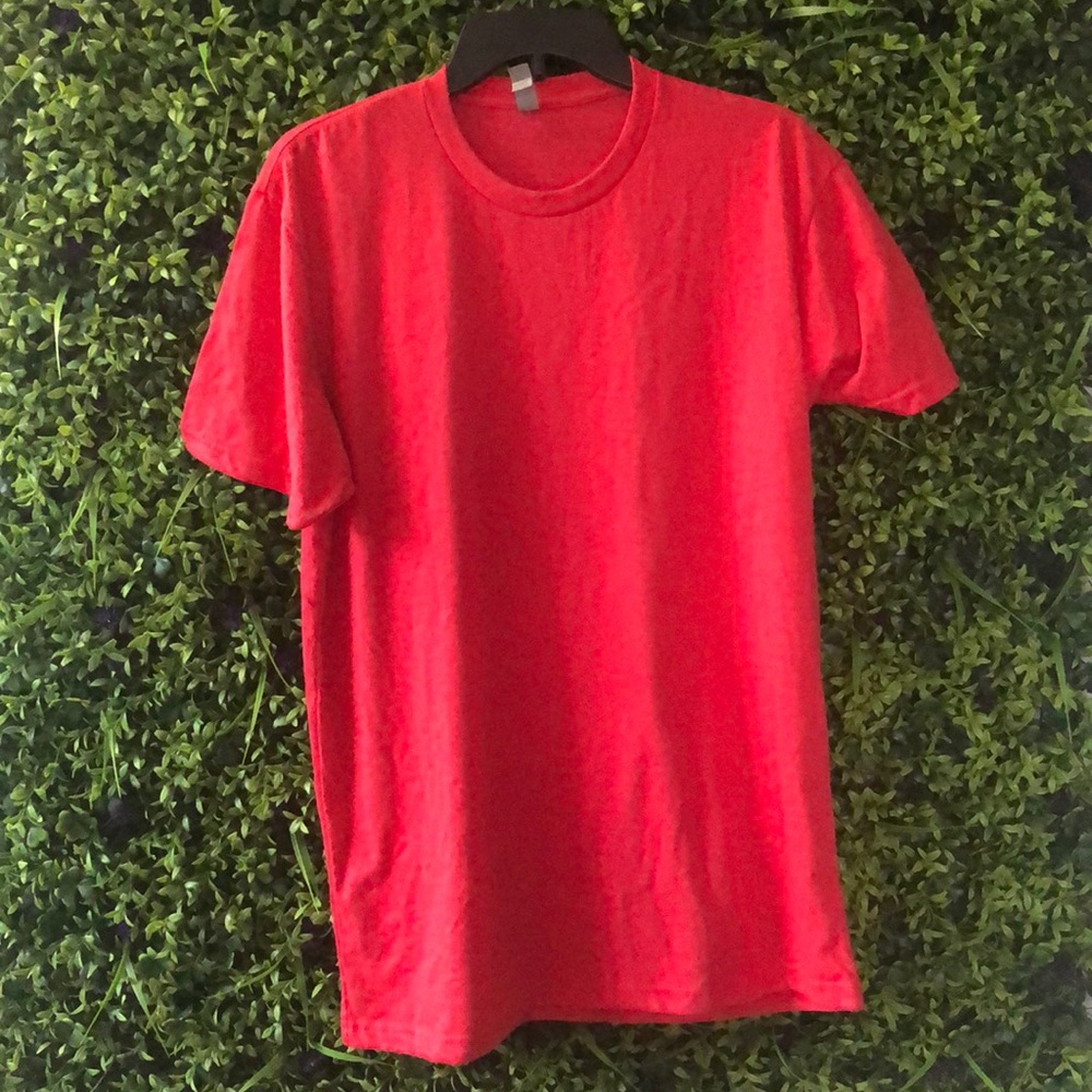 Soft Plain Red Tshirt, Large
